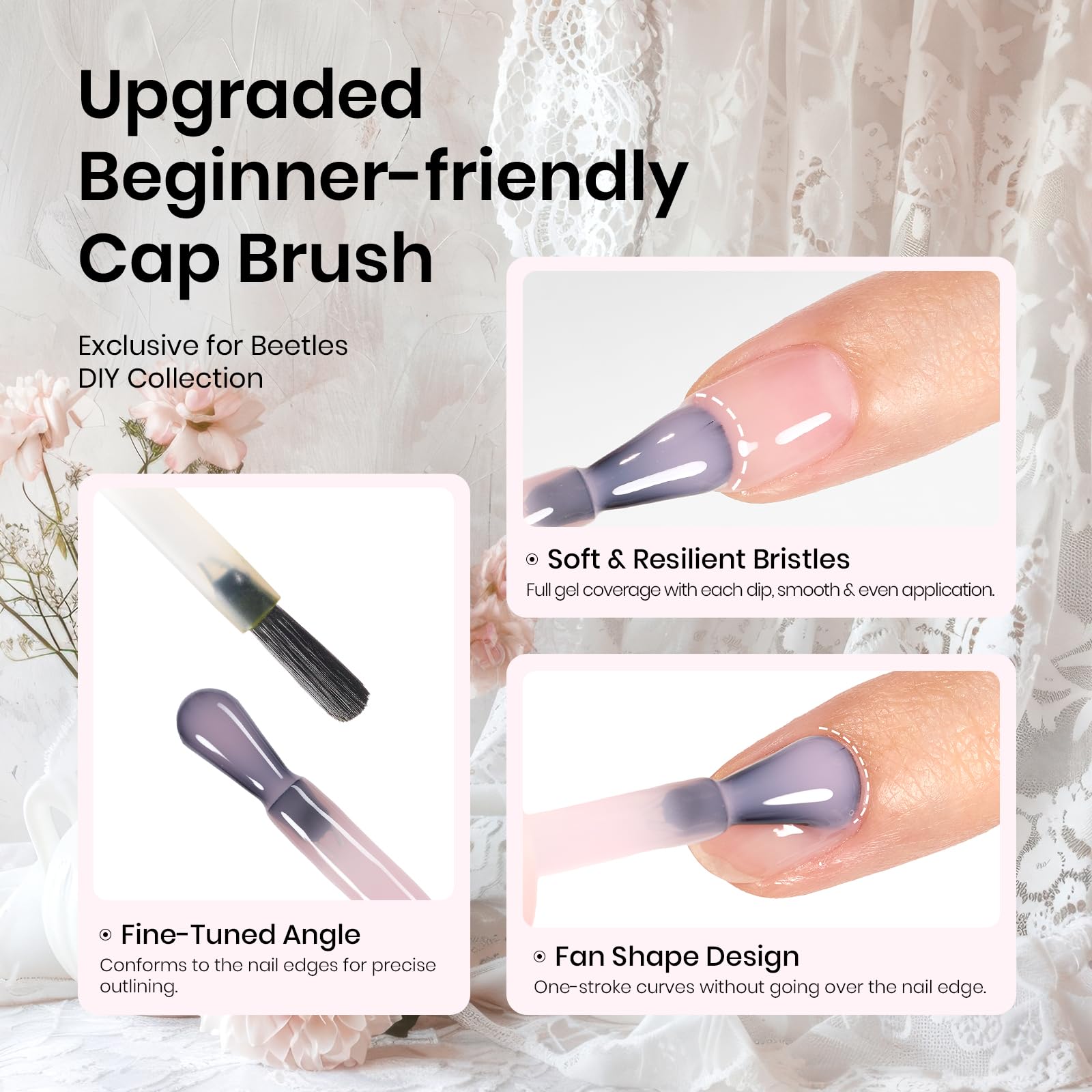 Lace Poem | 2 Colors with All-Inclusive Nail Art Essentials Kits