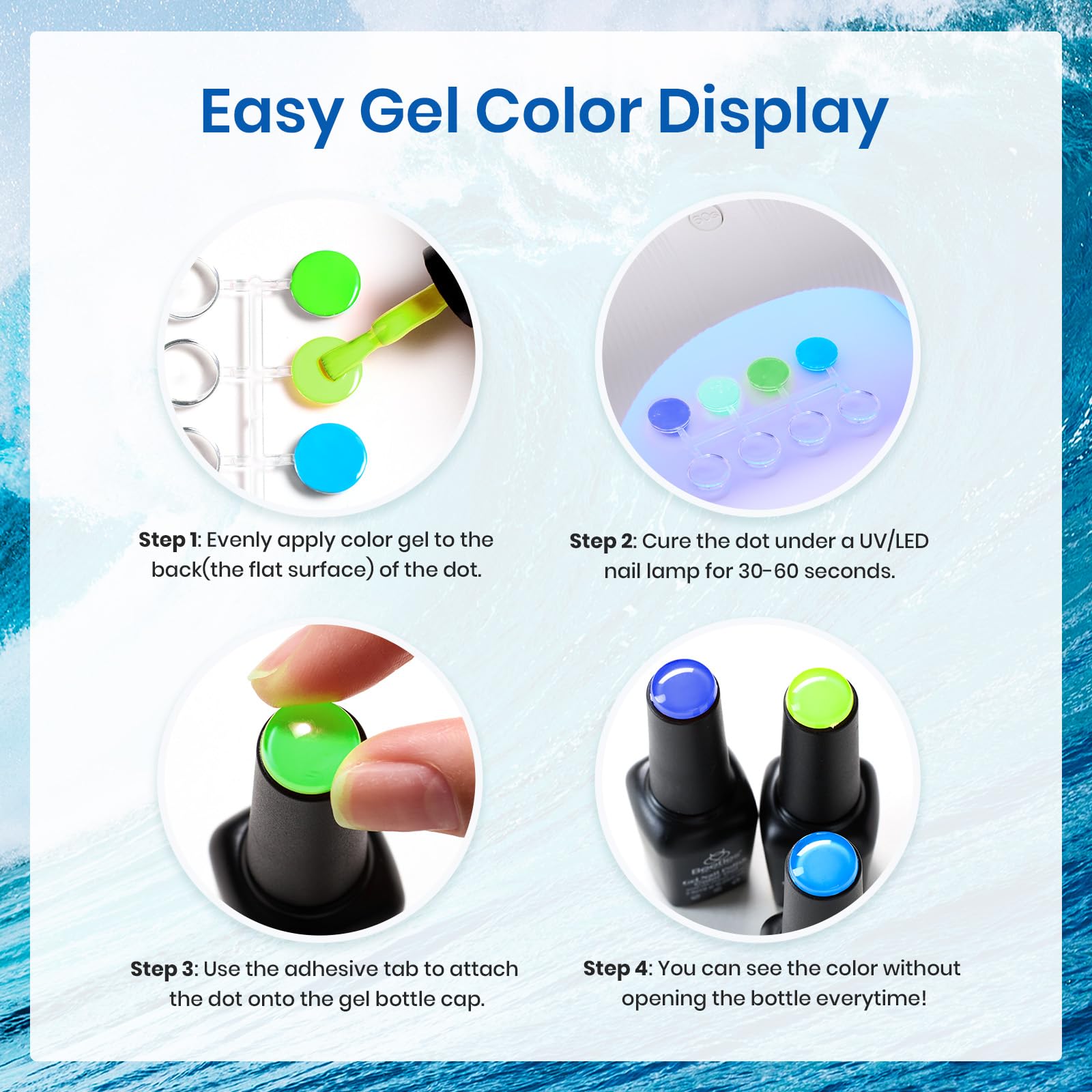 Chasing Waves | 6 Colors Gel Polish Set