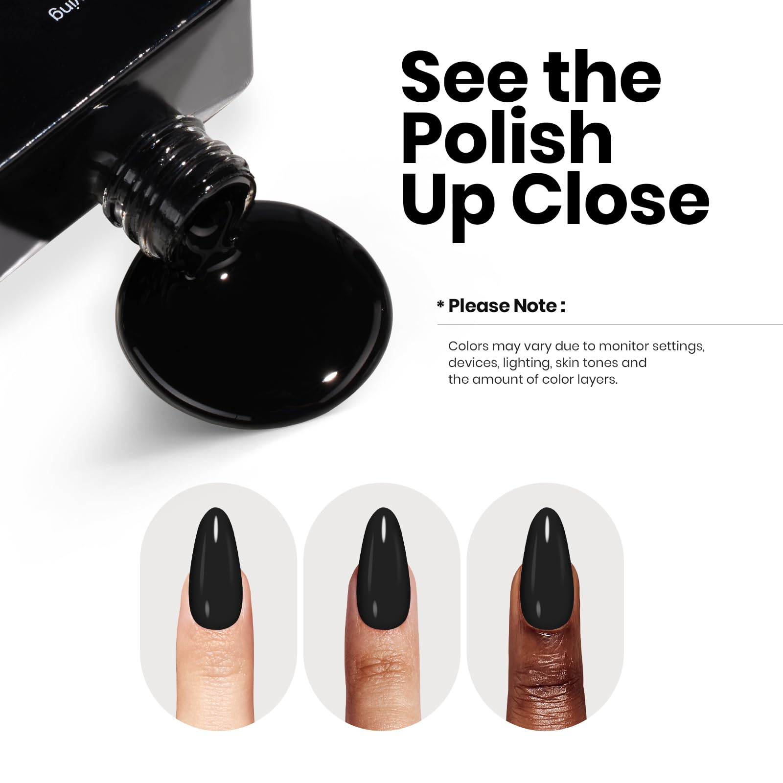 Classic Black |15ml Nail Polish