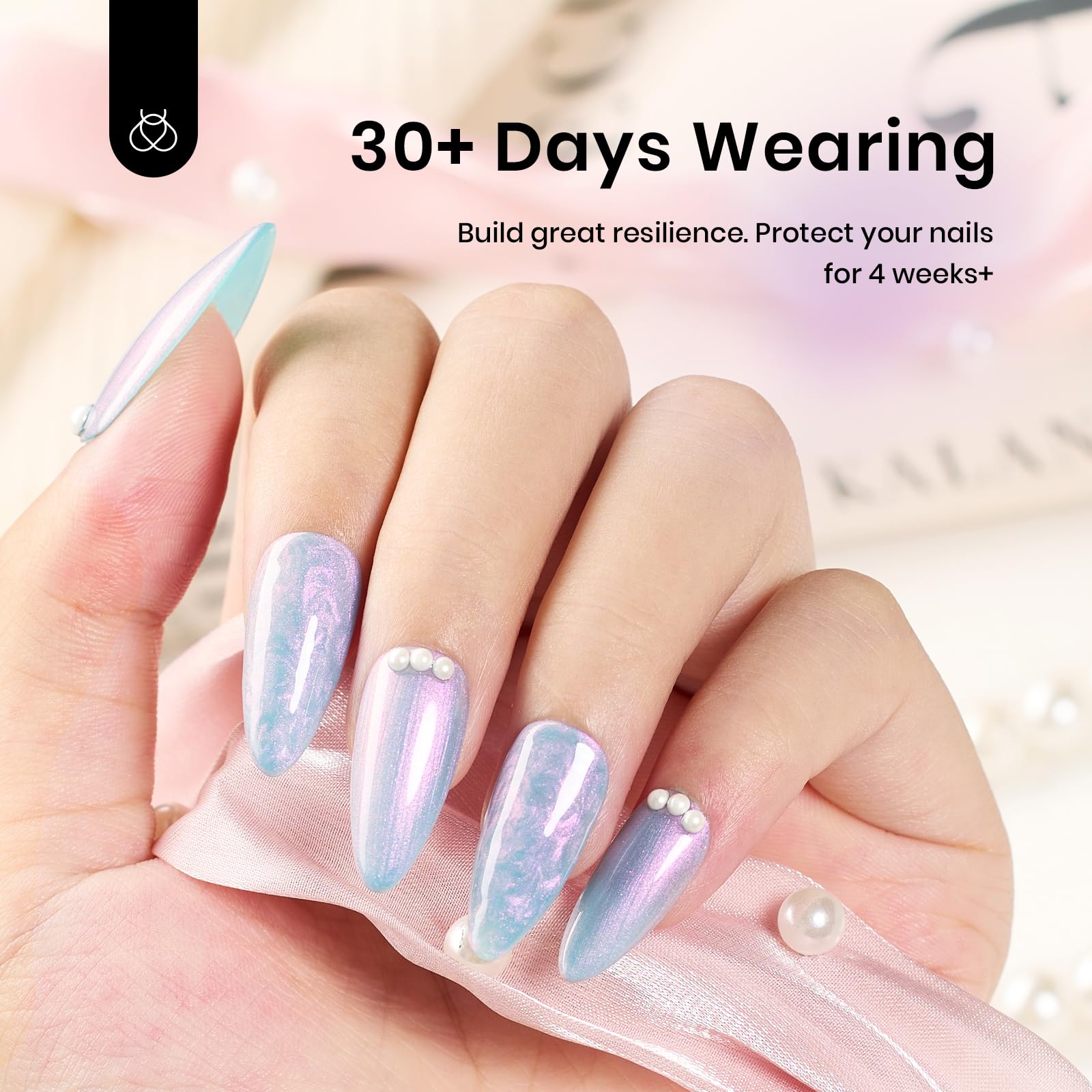 Pearly Moonstone-6 Colors Builder Nail Gel Set