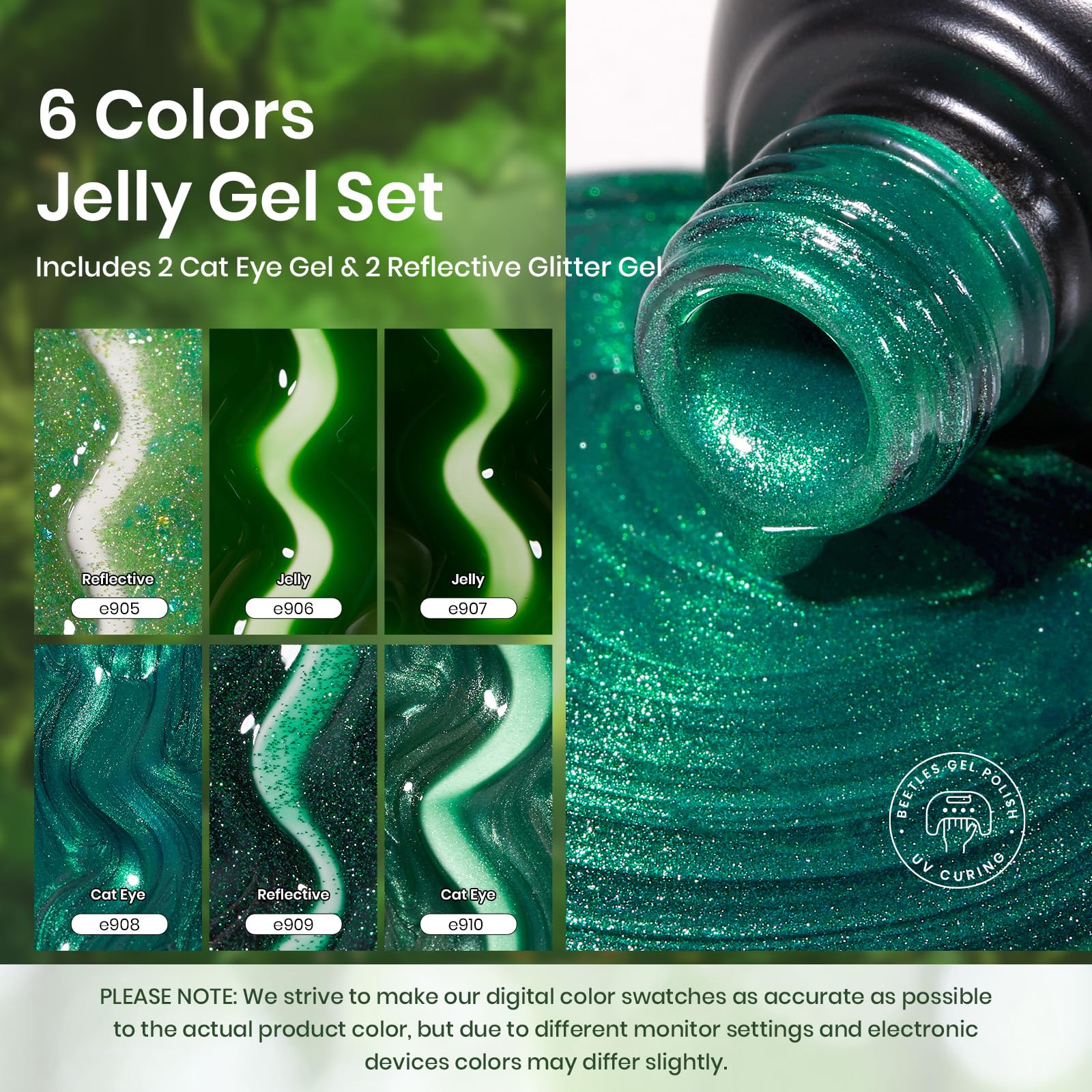 Enchanted Forest | 6 Colors Gel Polish Set