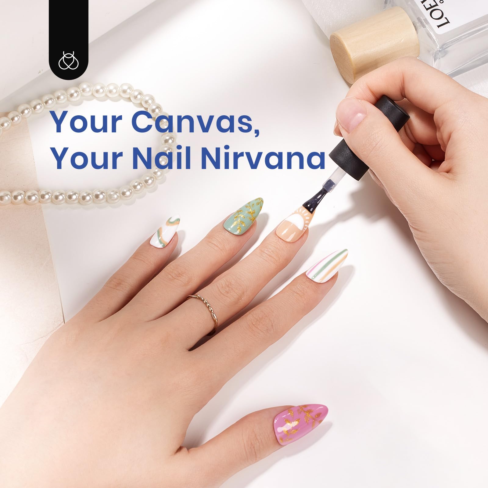 Beetles Gel Nail Kit Easy Nail Extension Set Etch X Nail Tips