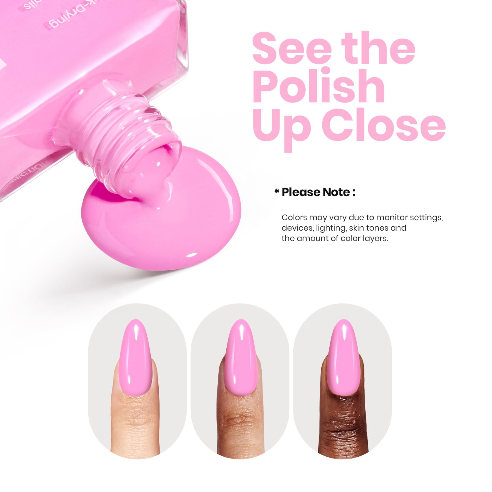 Hot Pink |15ml Nail Polish