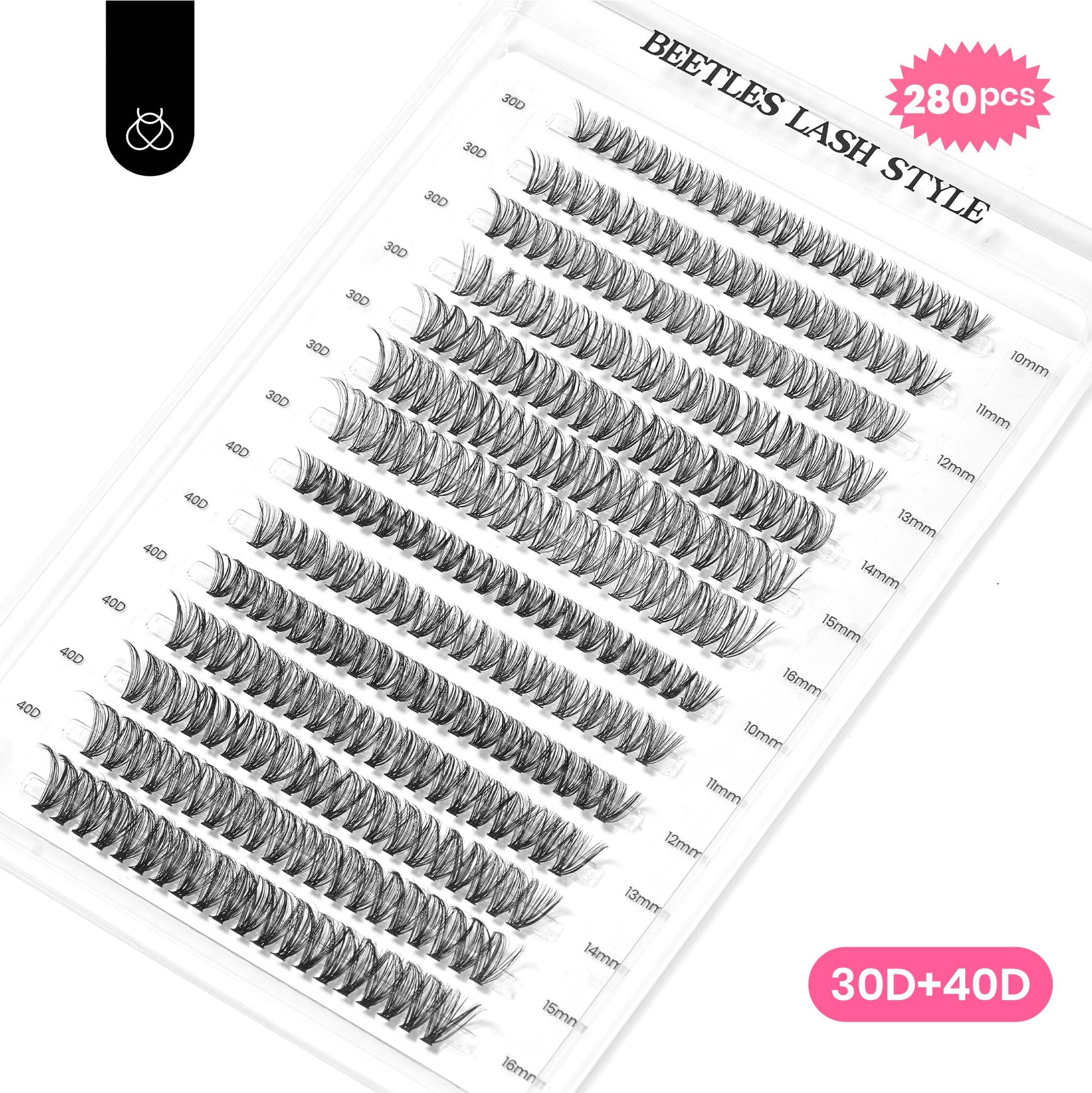 False Eyelash Clusters Kit| Individual Lashes 280pcs