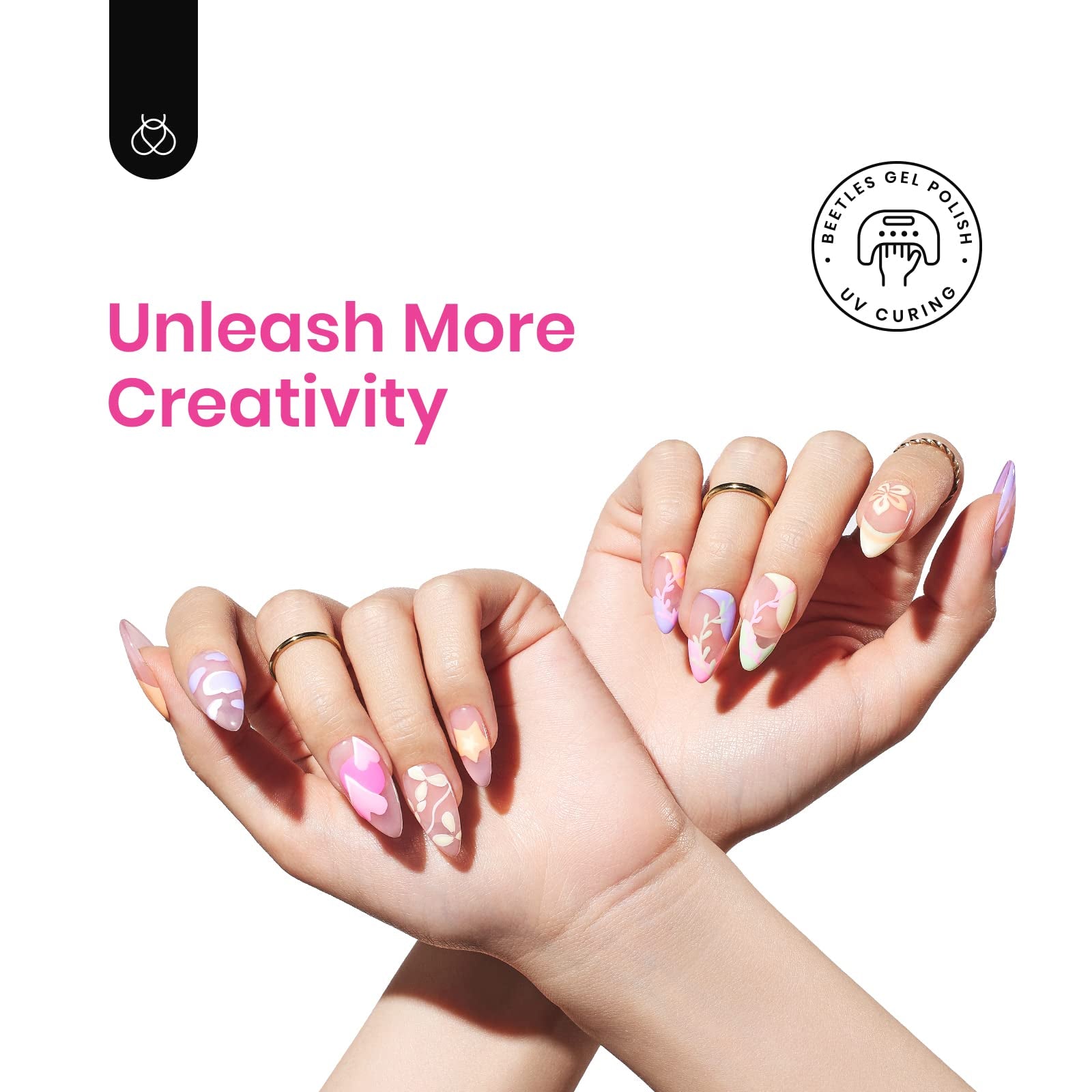 Beetles Gel Nail Polish Kit 20 Colors with Base Gel Glossy & Matte Top Coat, 2023 Spring Pastel Girly Colors Gel Polish Set Macaroon Bright Nail Art Solid Sparkle Glitters Colors Valentine Gift for Women