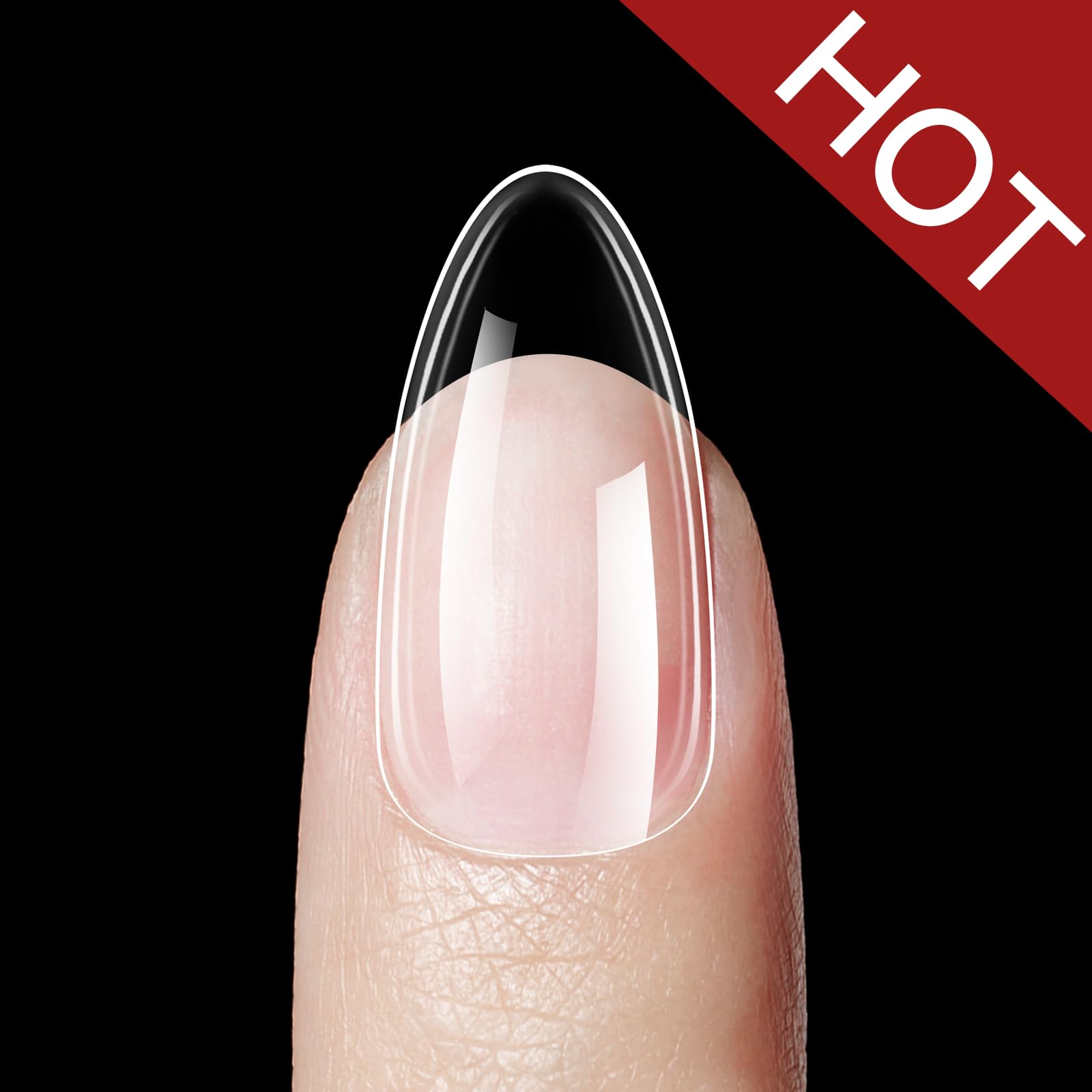 Beetles Gel Nail Kit Easy Nail Extension Set 500Pcs Pre shaped