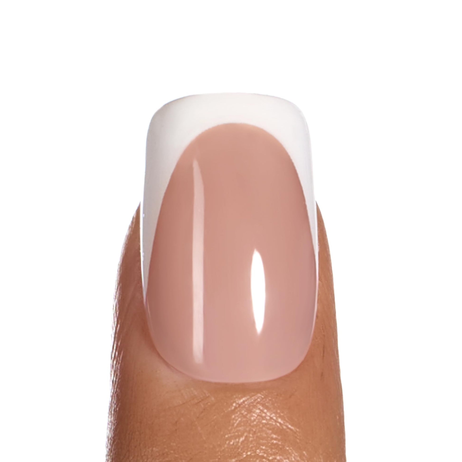 Short Square 4 in 1 Pre-French Tip Press on Nails in 224pcs 15 Sizes