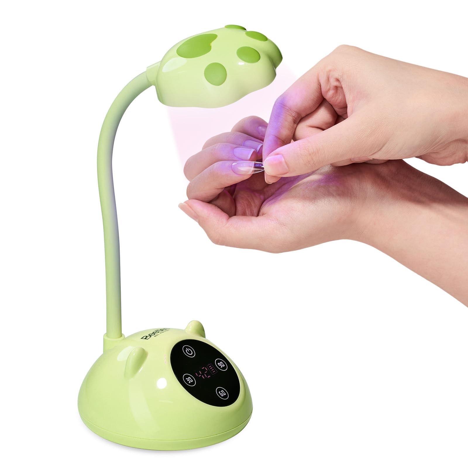 Beetles 360° Flexible Gooseneck UV Nail Lamp Green Color