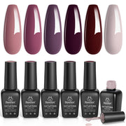 Rose Petals - 6 Colors Fall Gel Nail Polish