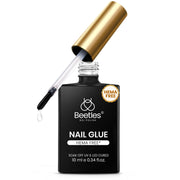 Beetles Hema-Free Nail Glue Gel - 10ml Super Strong Brush U V Nail Glue