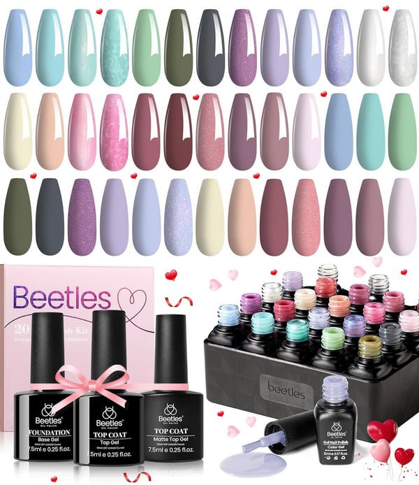 Healing Elixir -23 PCS 20 Colors Spring Gel Nail Polish Kit