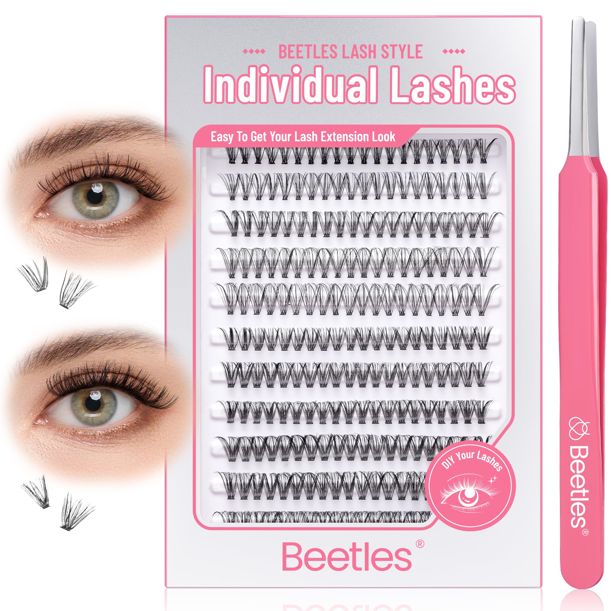 Individual Lashes Clusters 30D 40D Mixed Eyelash Clusters 280pcs