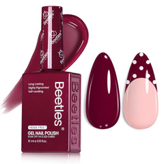 Hema - Free Modern Berry Nails - 15ML Fall Salon-Quality Burgundy Red Gel Nail Polish