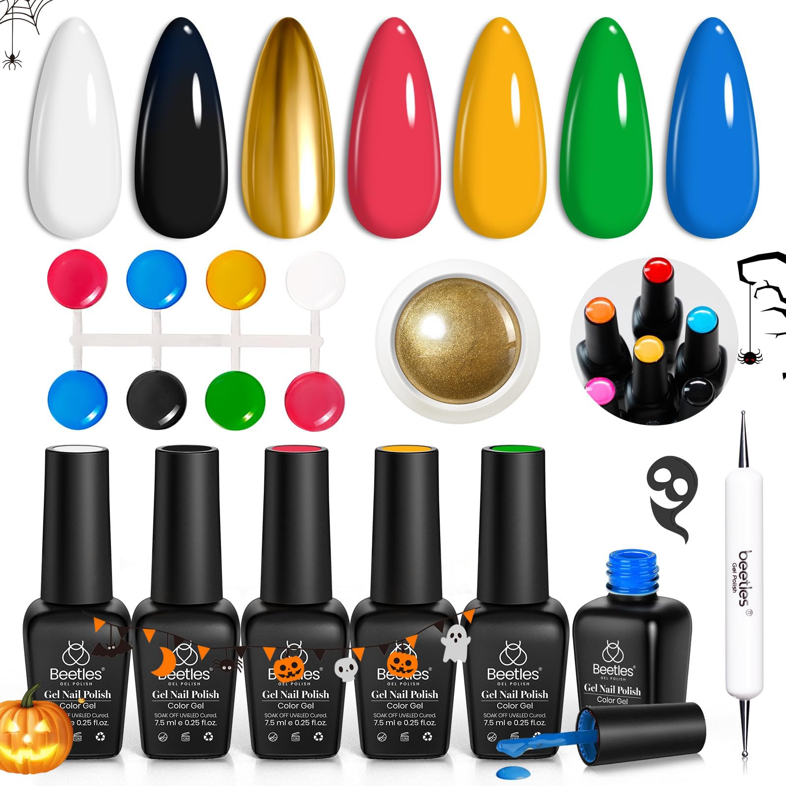 Go for Gold | 6 Colors Gel Polish Set Spring Nails