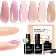 Jelly Builder Gel-6 Colors Builder Nail Gel Set