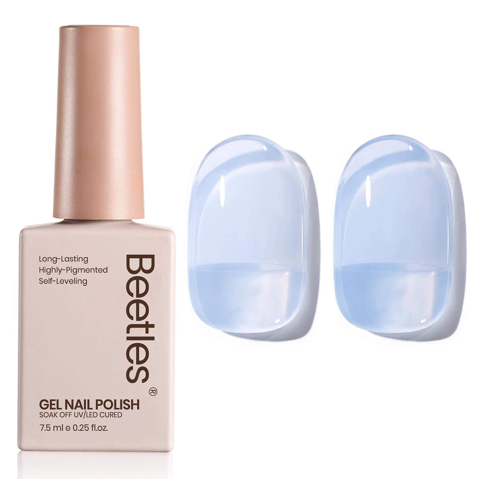 7.5ML Blueberry Milk Jelly Sheer Blue Gel Nail Polish