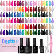 Seasonal Harmony Gel Nail Polish | 60 Nail Gel Polish Colors Kit total 70pcs