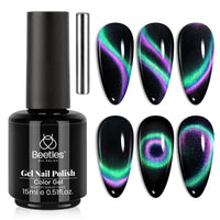 Double Magic 9D Galaxy Drift Cat Eye - 15ml Gel Polish Silver Nail Colors