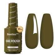 Beetles Pro Green Gel Polish - No Signal, Sage Olive Green Color 20ML Gel Polish