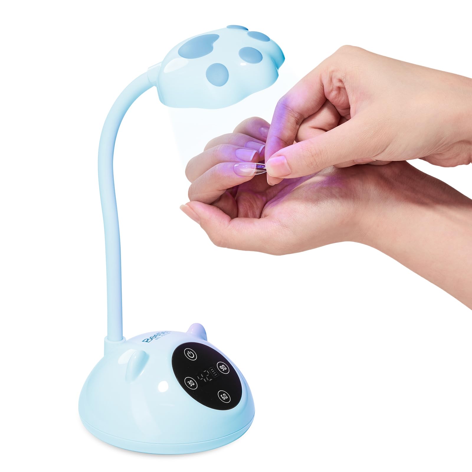 Beetles 360° Flexible Gooseneck UV Nail Lamp Blue Color