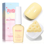 Beetles Butter Yellow Gel Nail Polish - Butter Morning Pastel Yellow Gel Nail Polish