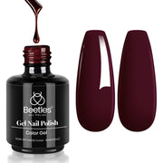 Beetles Merlot Wine Nails  Gel Polish 15ml Dark Maroon Red Gel Nail Polish