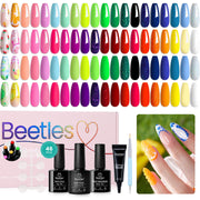 Picnic Party | 36 Nail Pastel Glitter Gel Polish Colors