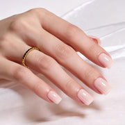 Beetles Pink Nude Press On Nails Short Squoval Gel Painted Soft Nails Gel