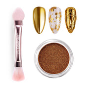 Beetles Gold Chrome Nail Powder Metallic Mirror Effect Chrome Powder