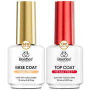 Beetles 15ml Gel Base and Top Coat Set HEMA Free