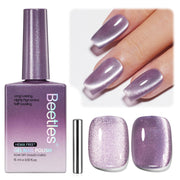 Beetles Twilight Muse Gel Nail Polish - 15ML Purple HEMA FREE Cat Eye Nail Polish
