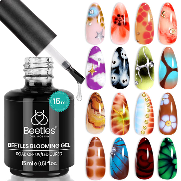 Beetles Blooming Gel Polish for Spreading Effect | 15ML