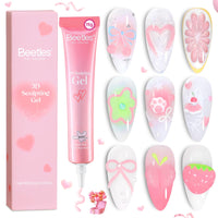 Beetles Valentine Nails - Pro 15ml Limited Pink 3D Sculpting Gel