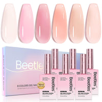 Hema-free Pink Romance | Colorful Bottle 6 Color Each 15ml  Gel Polish