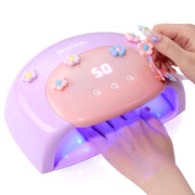 Beetles Candy Purple UV Nail Lamp Digital Display 3 Timer Gel Nail Light