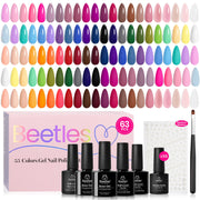 All Season Gel Nail Polish Set | 55 Nail Gel Polish Colors Kit£¨total 66pcs
