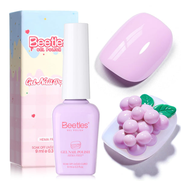 Beetles Purple Gel Nail Polish - Spring Nails Lavender Macarons Pastel Purple Gel Polish