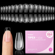 Beetles Tipex Lite Apex Nail Tips - Coffin Short 256pcs 16 Sizes