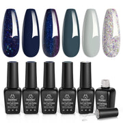 Starry Nightfall | 6 Colors Gel Polish Set