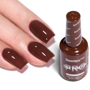 Beetles Pro Brown Gel Polish - Espresso Confession 1pc 20ml Dark Brown Color Gel Polish