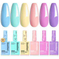 Hema-free Unicorn Collection | Spring Nails Colorful Bottle 6 Color Each 15ml Blue Yellow Pink Gel Polish