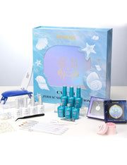 Beetles Lucky Box Cancer Zodiac Sign Gel Nail Polish Kit - Summer Nails 6 Colors(06.21-07.22)