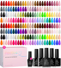 Beetles Gel Nail Polish Set - Valentines Nails Chroma Dreams 100 Colors Polish Kit