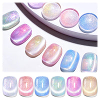 Fairy's Descent - Chameleon Cat Eye  6 Colors Gel Polish Set
