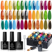 Glint Crush - 20 Colors Cat Eye Glitter Gel Polish