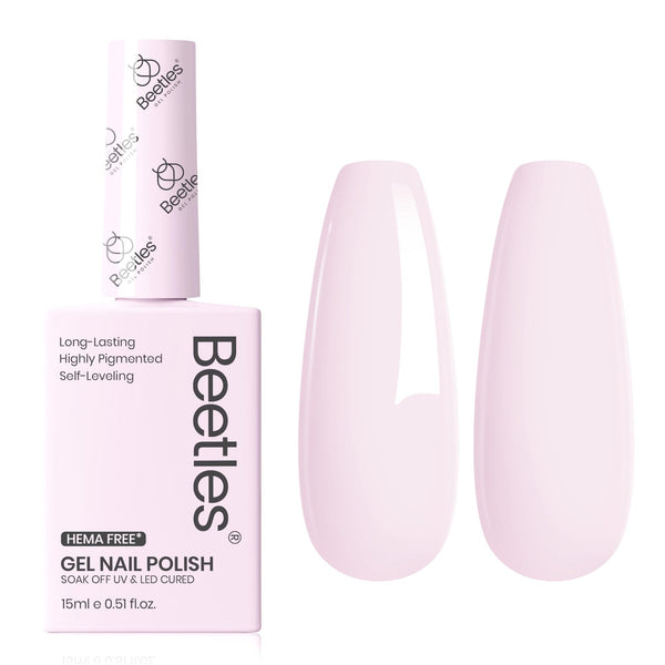 Hema - Free Cream Puff Winter Valentines Nails - 15ML Baby Pink Gel Polish