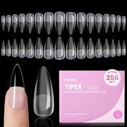 Beetles Tipex Lite Apex Nail Tips - Stiletto Medium 256pcs 16 Sizes