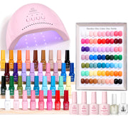 (Total 68Pcs) 35 Colors Upgrade Colorful Bottle Gel Starter Kit - Mood Mosiac
