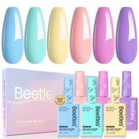 Hema-free Unicorn Collection | Colorful Bottle 6 Color Each 15ml Blue Yellow Pink Gel Polish