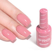 Beetles Pro Pink Gel Polish Nails Shake It Off - 1 Pcs 20ml Nude Pink Color Gel Polish